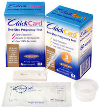MDS Quickcard Pregnancy Test Kit  - 3 Test Pack